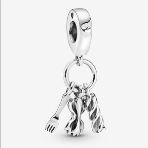 New Pandora Pasta Dangle Charm